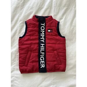 Tommy Hilfiger Red Toddler Puff Vest 18mo